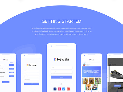 Rewala, cross-platform mobile and web app for decision making