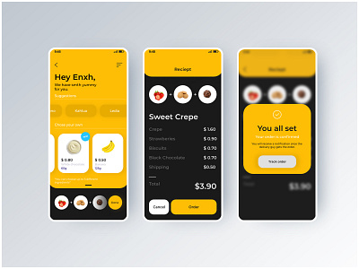 Food App  UI / Day #1 UI Challenge