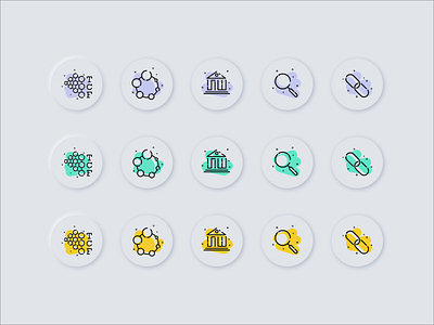 Web Icons colorful icons connect icon connectivity icon cute icons house icon icon illustration icon pack icons icons pack iconset minimal icons minimal illustration neumorphic design people icons search icon share icon web website icons yellow youth website