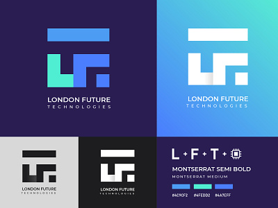 London Future Technologies Logo Design computer logo cpu lgoo future logo london logo modern logo startup logo tech company tech logo technology logo