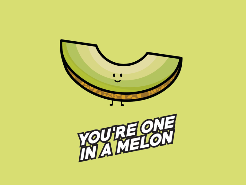 You're one in a melon html idesign web creative ux art logo ui designer branding webdesigner marketing website graphicdesign design webdesign