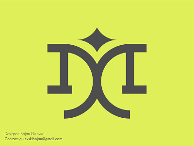 M + D logo design