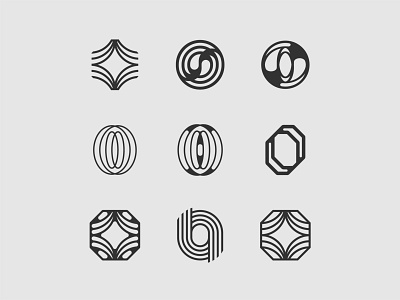 Letter O / Number 0 Marks abstract branding circle design letter o lines logo logo design mark minimalist minimalist logo number zero overlapping professional square