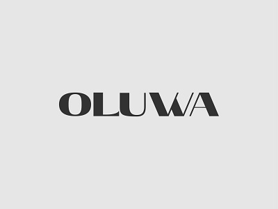 OLUWA Wordmark brand typo logo branding brandmark custom typography design fashion brand identity lettering logo logo design logo designer logotype minimalist modern professional stylish logo typo typogaphy