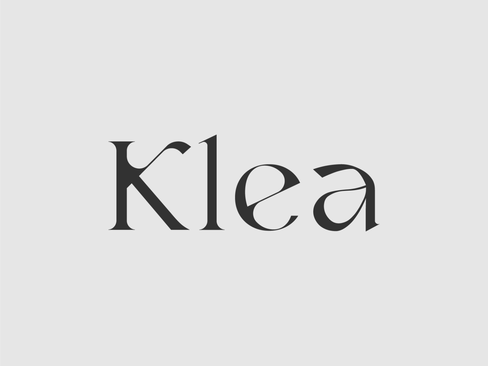 Klea Wordmark by Bojan Gulevski on Dribbble