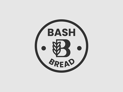 Bash Bread Bakery Badge Logo b bread logo b logo b logo design badge badge design badge logo badgedesign badges bakery branding bread bread logo design flat leaf logo logo logo design minimalist professional vector