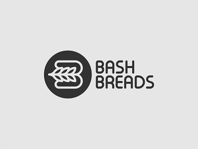 Bash Breads Bakery Logo Design b logo baker bakery bakery logo branding bread bread logo creative design flat logo logo design minimalist professional wheat wheat logo