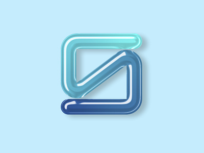 3D S Logo Design