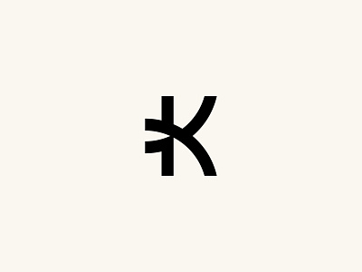 Simple K Letter Logo Design