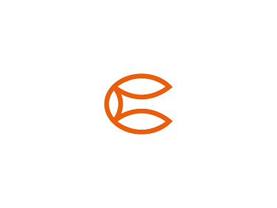 C Logo Design branding c logo c logo mark creative design designer flat logo minimalist orange professional vector