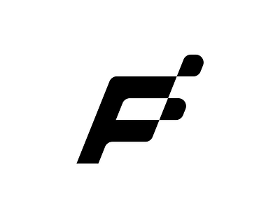 F Letter Logo app bold design f flat letter logo mark minimal minimalist saas simple software sport tech technology