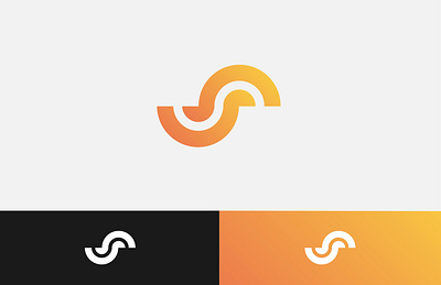 S Logo 2019 branding clean creative design flat icon logo minimalist minimalist logo modern orange orange gradient professional s s logo s logos simple logo top vector