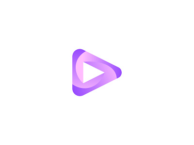 Play Logo 2019 app app logo branding creative design flat gradient icon illustration logo minimalist minimalist logo play play app logo play button play logo professional vector youtube