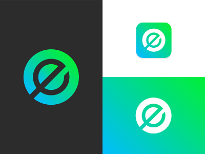 E Logo app app icon branding circle logo clean creative design e letter e logo e logos flat gradient icon logo minimalist minimalist logo professional typography vector