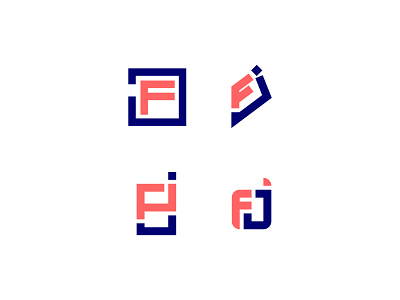 "FJ" Logo Concepts branding creative design f logo fj fj logo icon j logo jf logo letter f letter j letter logo logo professional