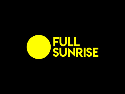 Full Sunrise branding creative design flat icon logo minimalist logo professional sun sun logo sunrise sunrise logo sunset