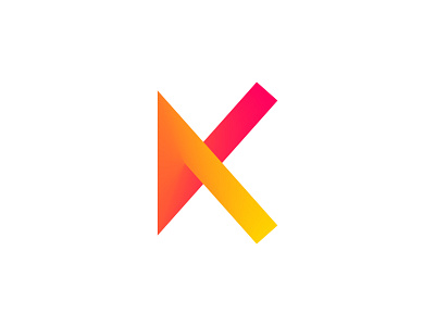 K Icon 2019 app app icon app logo branding clean creative design design app flat gradient gradient icon k icon k logo logo logo design minimalist minimalist logo professional vector