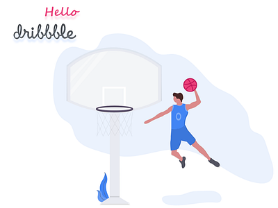 Hello Dribbble! adobe photoshop cc debutshot design dribbble illustration