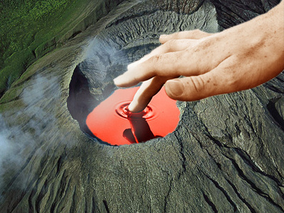 The Core collage lava magma marinamolares volcano