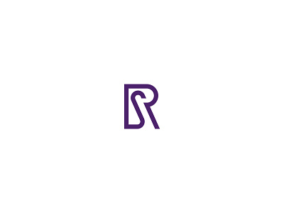 Rs clean customfont logo logomark modern monogram r rs simple