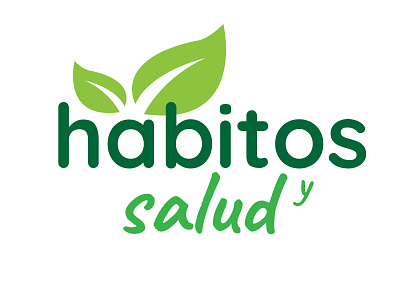 Logo for hábitosysalud.es green health logo