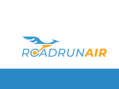 RoadRun Air Logo branding flat illustration ui vector