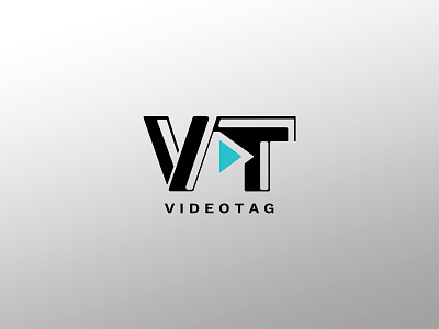 VIDEOTAG - new logo: video-strategy.co.il branding design flat grid logo typography