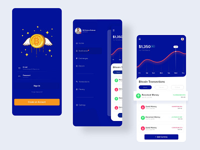 Crypto Wallet App clean crypto exchange crypto wallet cryptocurrency design designs dribbble best shot exchange figma gradient graphic graphicdesign icons illustration ios typography ui ux wallet wallet app