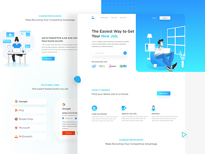 Job Finder Landing Page