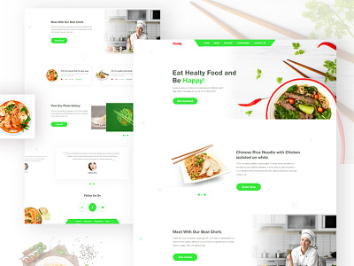 Foody Landing Page