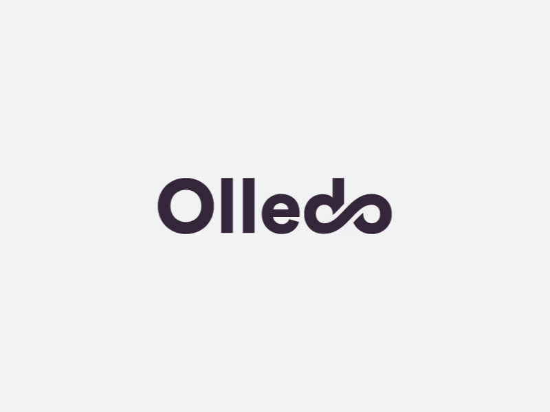 Olledo - Logo Animation animation brand brand identity branding flat identity indra logo logo animation minimal phobos purple typography vector wordmark