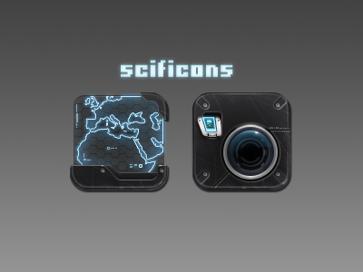 Scificons black camera glows hd icon icons iphone maps scifi shiny