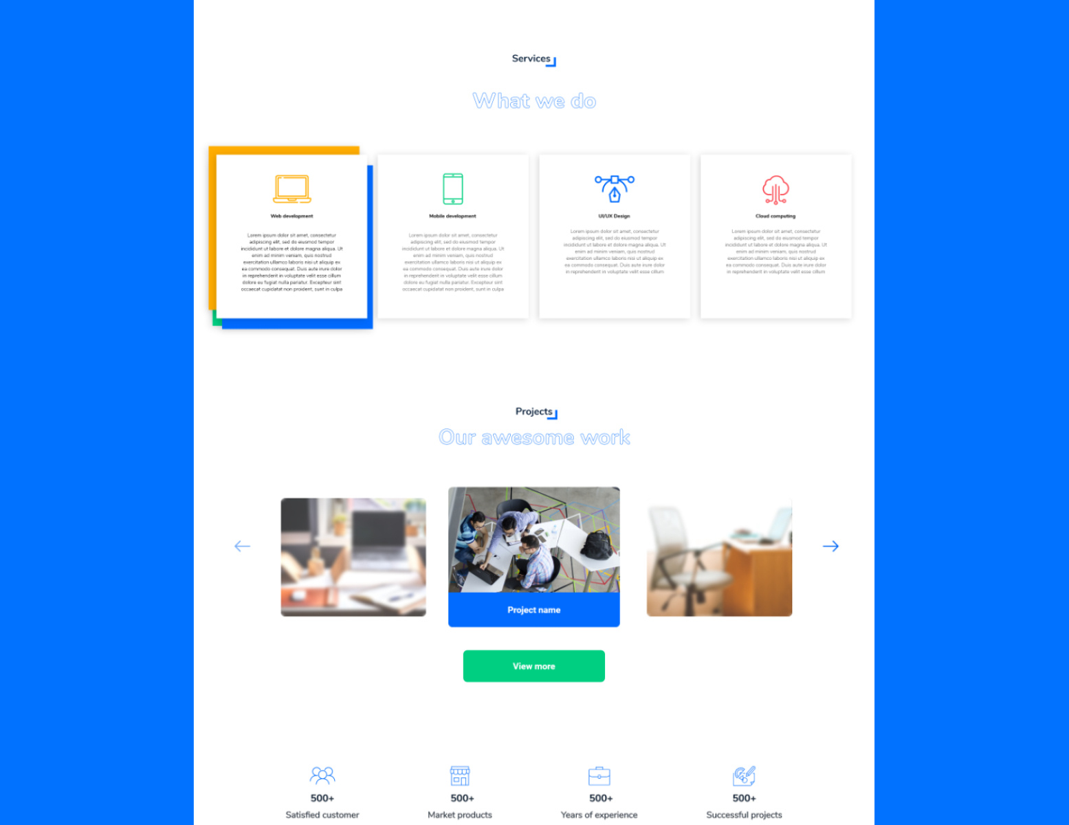 software company landing page by somaya zaki on Dribbble