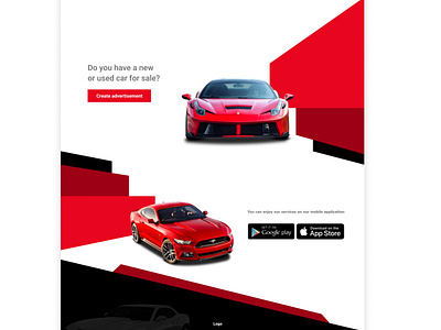 cars maintenance landing page