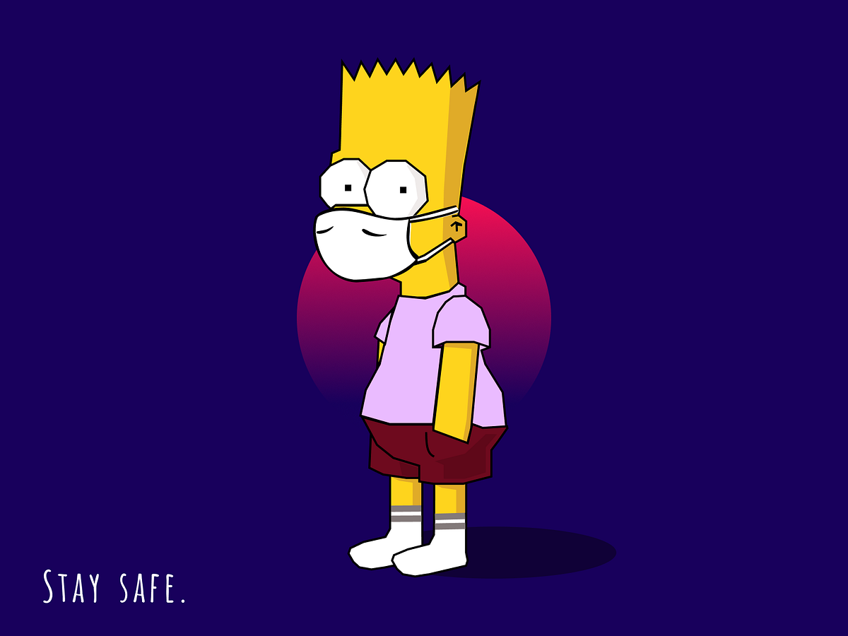 Bart Simpson Post-Covid by charles dim on Dribbble