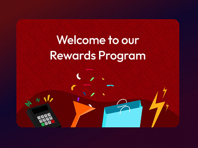 Rewards welcome banner