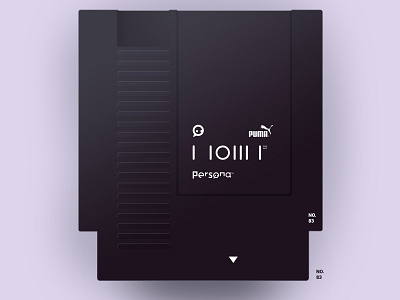 Nintendo 8bit cartridge 2 branding illustration minimal nintendo simple typography