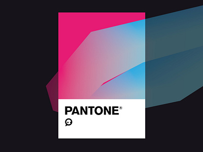 EL PANTONE branding gradients illustration logo minimal pantone2020 simple typography vector