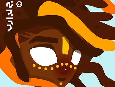 Jabari character characterdesign dreadlocks illustration tribal vector