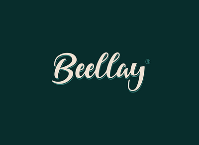 Beellay beellay branding custom draw hand icon lettering logo typography vector
