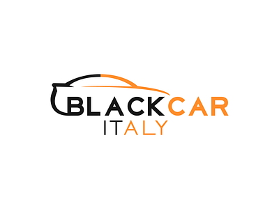Black Car Italy black car branding car icon logo vector