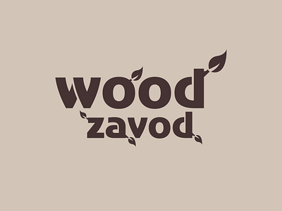 WoodZavod branding design icon logo logos vector wood wood logo