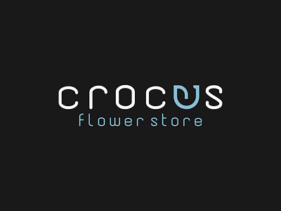 Crocus Flower Store branding crocus flower flowers icon logo logos store vector