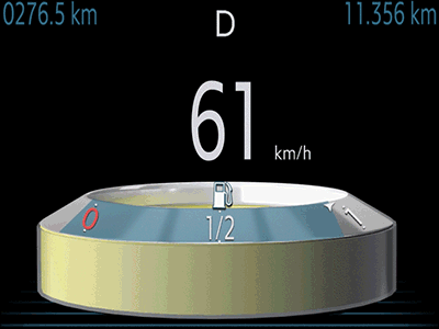 Automotive Instrument Cluster Study aftereffects automotive cinema 4d digital photoshop