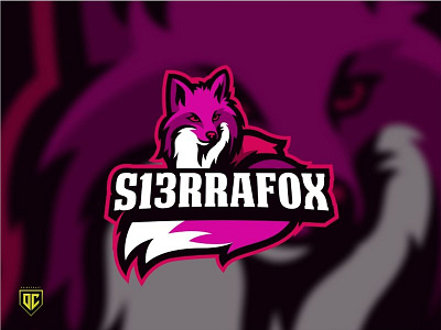 Fox logo mascot "S12RRAFOX" design esport fox gaming ilustration mascot twitch