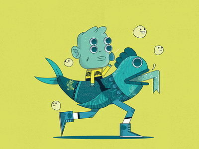 Agua 2d arte character characters design illustration illustrator ilustración merch vector web