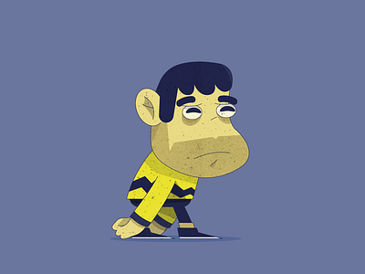 Pesimo 2d character characters design illustration illustrator ilustración merch vector