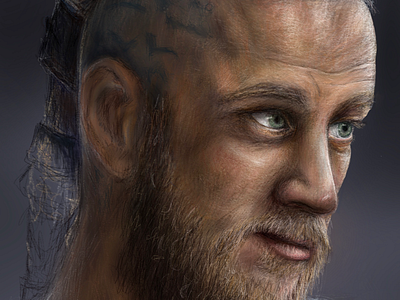 viking, ragnar drawing