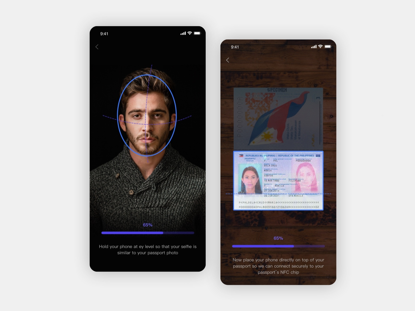 Scanning UI by szljw1014 for UDS on Dribbble