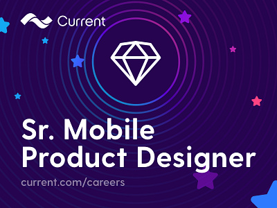 We're Hiring a Senior Mobile Product Designer! app bank bank account banking card current debit finance fintech mobile product design